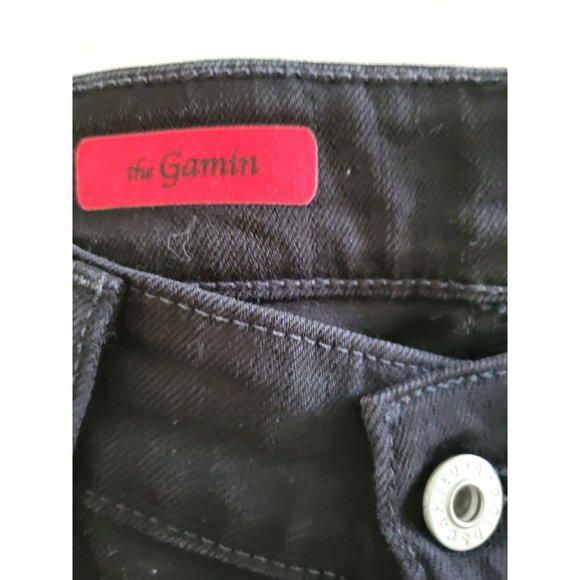 AG Adriano Goldschmied The Gamin Flare bootcut BlackJean pants size 31R - Picture 4 of 7